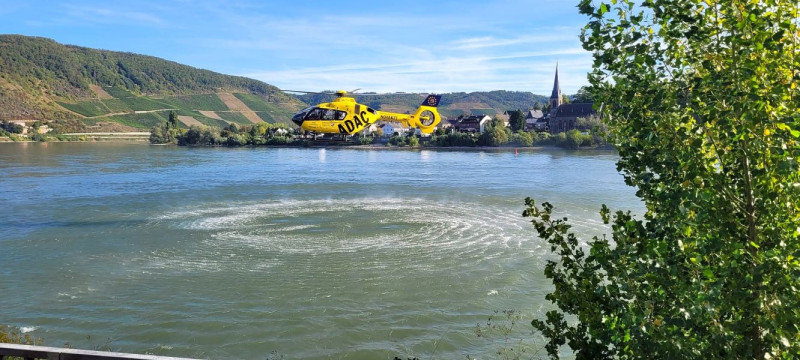 W3.03 Person in fließendem Gewässer Boppard am 07.09.2025